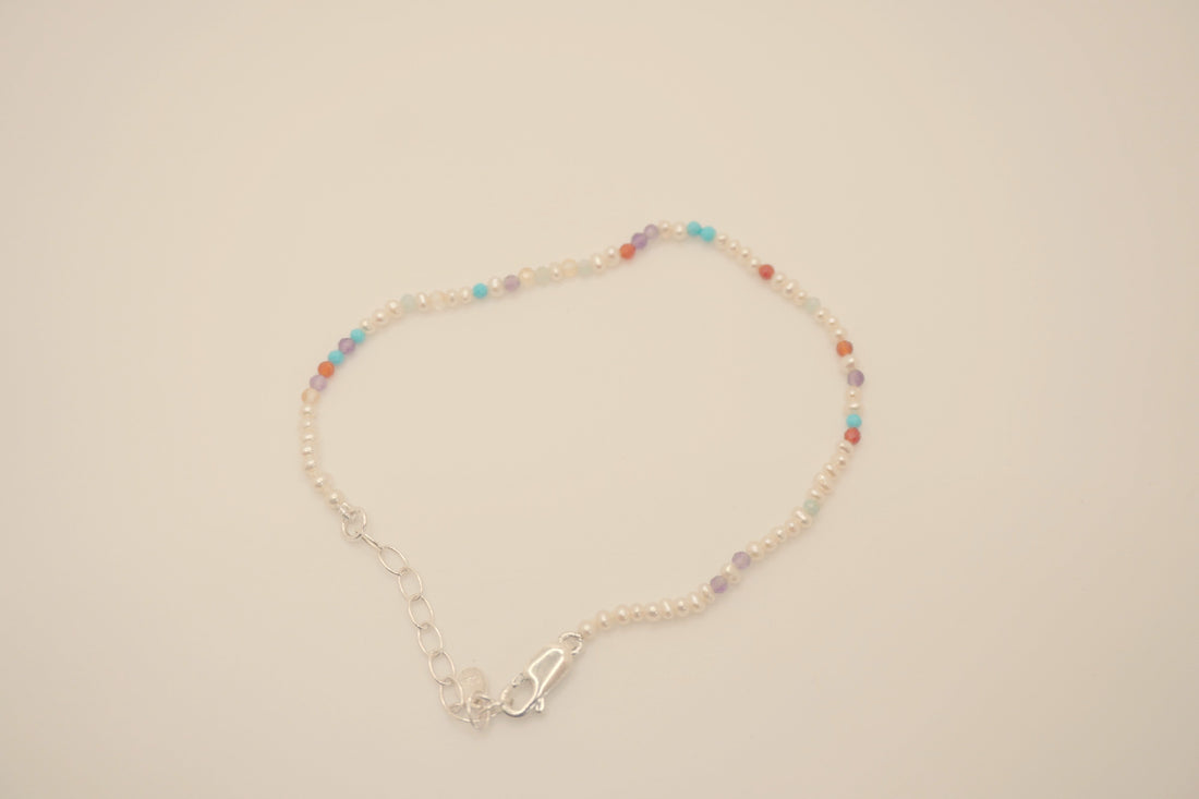 Pearl Clasp DNA Profile Bracelet