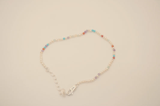 Pearl Clasp DNA Profile Bracelet