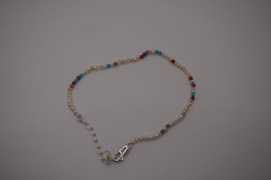 Pearl Clasp Bracelet lobster clasp and extension chain